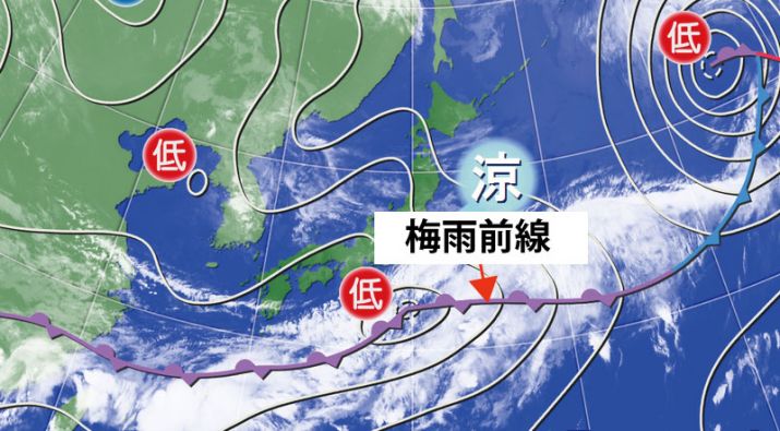 九州 の 梅雨 の 最長 期間 は