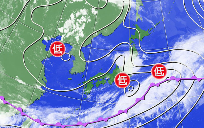 梅雨前線はどのように発生するのか仕組みなどを解説