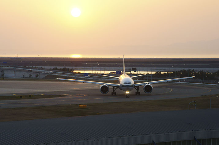 関西国際空港の初日の出