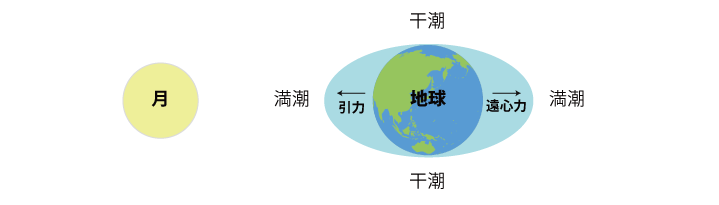満潮と干潮について