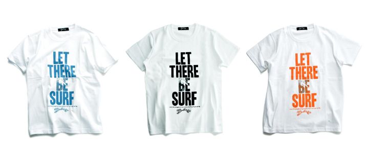 木村拓哉着用「LET THERE BE SURF TEE」