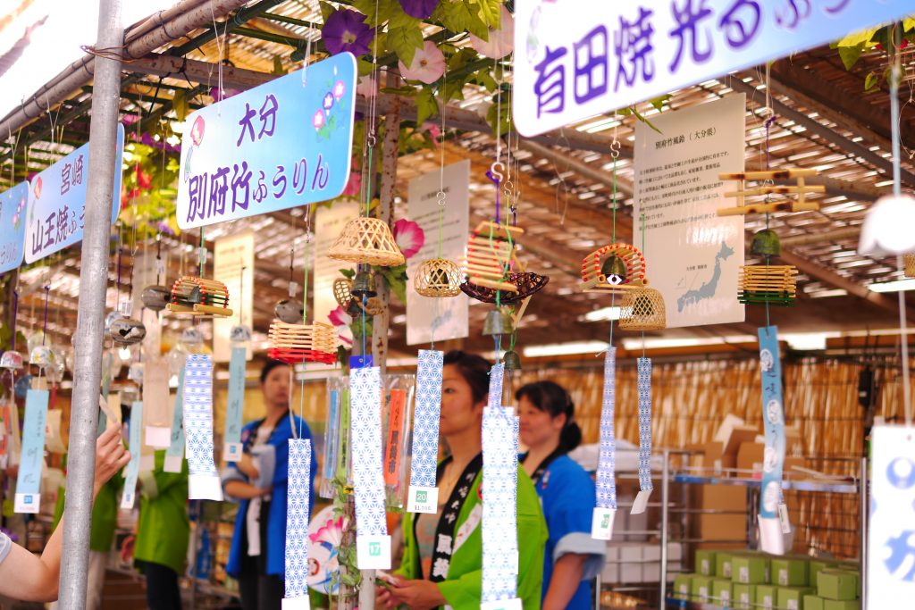 川崎大師風鈴市別府竹風鈴