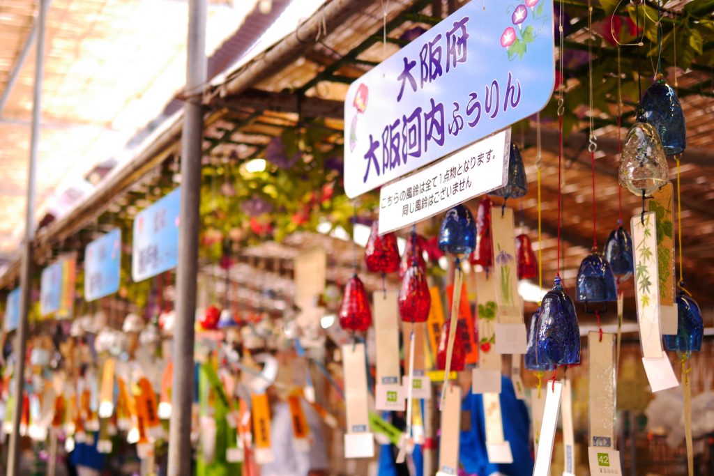 川崎大師風鈴市大阪河内風鈴