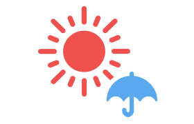 晴れのち一時雨